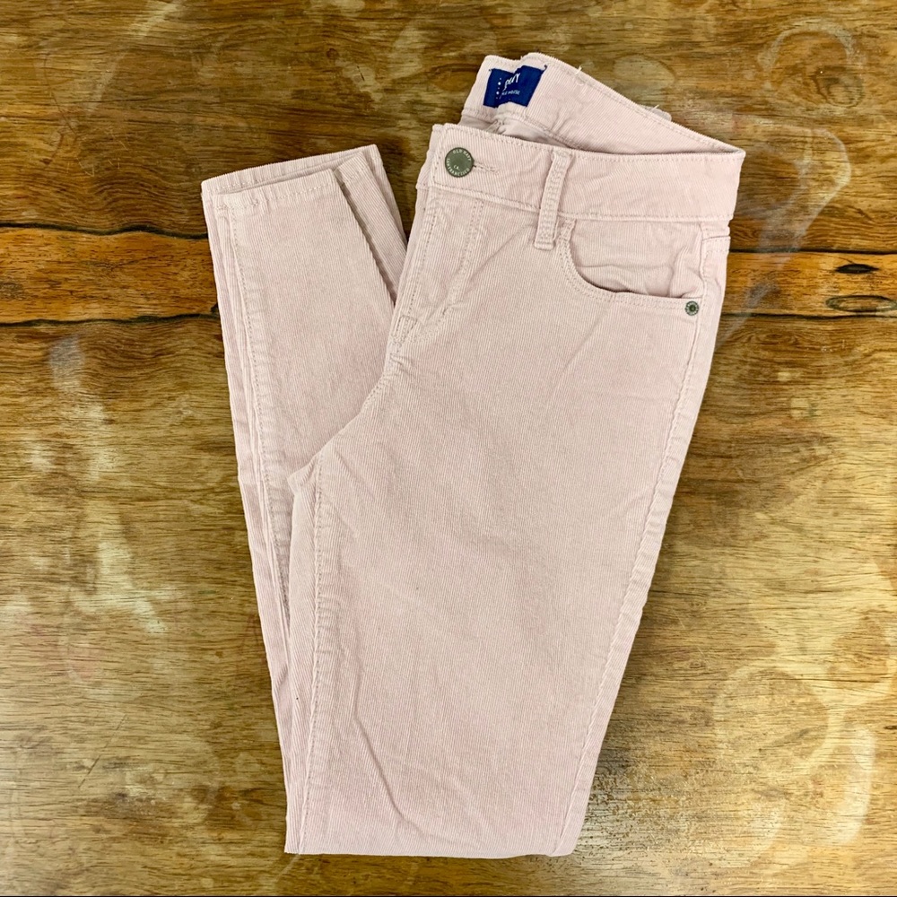 Pale Pink Corduroy Pants